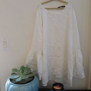 Long sleeve mini dress